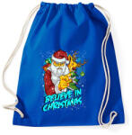 printfashion Hiszek a Karácsonyban - Sportzsák, Tornazsák - Bright royal (168398)