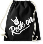 printfashion Rock n Roll - Sportzsák, Tornazsák - Fekete (1514360)