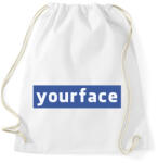 printfashion yourface - Sportzsák, Tornazsák - Fehér (1085161)