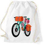 printfashion Bicikli - Sportzsák, Tornazsák - Fehér (6377083)