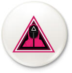 printfashion Squid Game - Kitűző, hűtőmágnes - Fehér (5662308)