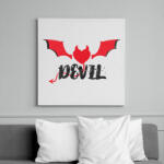 printfashion DEVIL - Vászonkép - Fehér (6630086)
