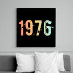 printfashion 1976 - Vászonkép - Fekete (11825060)