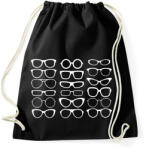printfashion Szemész szemüveg - Sportzsák, Tornazsák - Fekete (12648122)