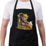 printfashion damvad festmeny - Kötény - Fekete (5589931)