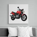 printfashion Honda Cb 500 y pc32 - Vászonkép - Fehér (6633179)