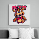 printfashion Freddy Fazbear - Vászonkép - Fehér (14935913)