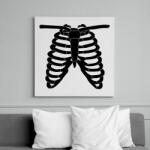 printfashion Csontváz - Vászonkép - Fehér (6628428)