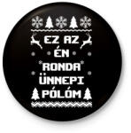 printfashion Ez az én ronda ünnepi pólóm karácsonyi póló - Kitűző, hűtőmágnes - Fekete (9387510)