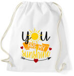 printfashion Te vagy nekem a napfény - Sportzsák, Tornazsák - Fehér (1447198)