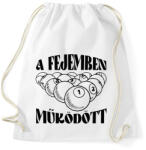printfashion A fejemben működött - Sportzsák, Tornazsák - Fehér (11790006)