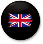 printfashion united kingdom flag - Kitűző, hűtőmágnes - Fekete (7124739)