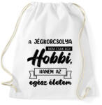 printfashion A jégkorcsolya nem csak egy hobbi - Sportzsák, Tornazsák - Fehér (7156883)