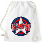 printfashion NAGYI - Sportzsák, Tornazsák - Fehér (10914009)
