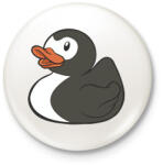 printfashion Pingvin gumikacsa - Kitűző, hűtőmágnes - Fehér (7564187)