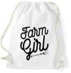 printfashion Vidéki lány - Sportzsák, Tornazsák - Fehér (1195148)