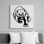 printfashion Medve - Vászonkép - Fehér (6636932)