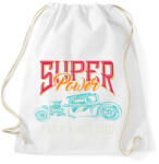 printfashion Hot rod 01 - Super Power - Sportzsák, Tornazsák - Fehér (4940158)