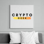 printfashion crypto geek - Vászonkép - Fehér (6631770)