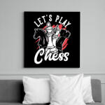 printfashion Sakkozzunk - Vászonkép - Fekete (7315113)