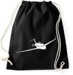 printfashion Repülő - Sportzsák, Tornazsák - Fekete (5278016)