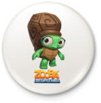 printfashion Zooba - Shelly - Kitűző, hűtőmágnes - Fehér (4623305)