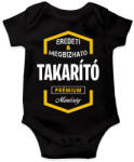 printfashion Takarító prémium minőség - Baba Body - Fekete (1469301)
