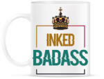 printfashion Inked Badass - Bögre - Fehér (6984636)