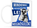 printfashion Mindenki nyugodjon le megnősülök - Bögre - Fehér (13254232)