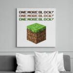 printfashion Minecraft Block - Vászonkép - Fehér (6625529)