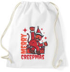 printfashion Boldog Karit - Karácsony - Merry Creepmas - Sportzsák, Tornazsák - Fehér (4101457)