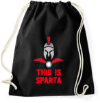 printfashion This is Sparta 3 - Sportzsák, Tornazsák - Fekete (11525351)