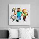 printfashion Minecraft - Vászonkép - Fehér (6622204)