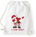 printfashion I saw that - vicces Mikulás - Sportzsák, Tornazsák - Fehér (12035881)