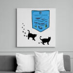 printfashion Akvárium zseb - Vászonkép - Fehér (13104415)