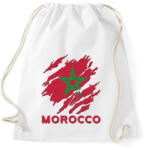 printfashion Morocco Marokkó - Sportzsák, Tornazsák - Fehér (11118132)