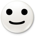 printfashion Lego arc - Kitűző, hűtőmágnes - Fehér (14481891)