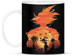 printfashion SonGoku holiday - Bögre - Fekete (872365)