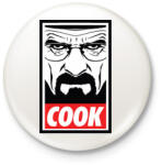 printfashion Cook - Kitűző, hűtőmágnes - Fehér (5196179)