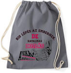 printfashion Boka sérülés /rose/ - Sportzsák, Tornazsák - Grafitszürke (424935)