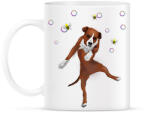printfashion Dog dancing with bubbles - Bögre - Fehér (13797303)