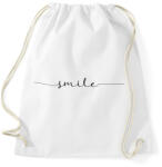 printfashion smile - Sportzsák, Tornazsák - Fehér (276097)