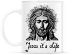 printfashion jesus its life - Bögre - Fehér (15478860)