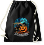 printfashion Halloween tökfej és pók - Sportzsák, Tornazsák - Fekete (5547146)