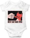 printfashion Cat dad - Baba Body - Fehér (2398058)