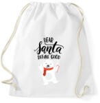 printfashion Bear - Sportzsák, Tornazsák - Fehér (384279)