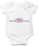 printfashion Hímzés minta pávákkal - Baba Body - Fehér (4105985)