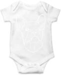 printfashion Francia bulldog - Baba Body - Fehér (1331289)