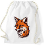 printfashion Róka - Sportzsák, Tornazsák - Fehér (16119515)