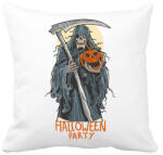 printfashion Halloween party csontváz - Párnahuzat, Díszpárnahuzat - Fehér (9455661)